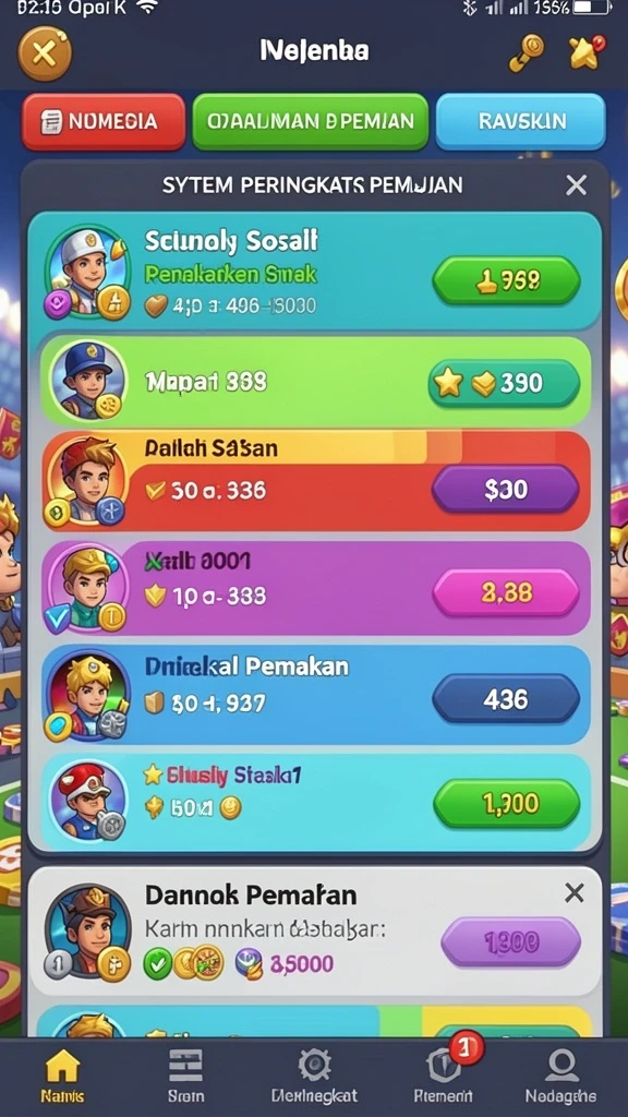 3178 - Karakter utama dalam aksi yang penuh semangat.