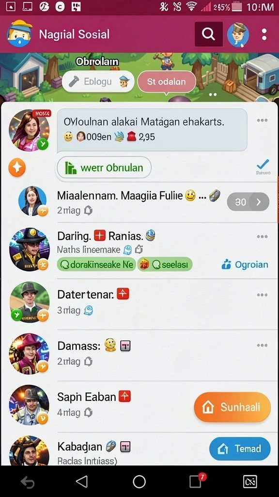 idklub - Tampilan antarmuka utama yang menarik.